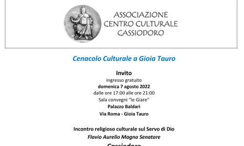 Cenacolo Culturale a Gioia Tauro